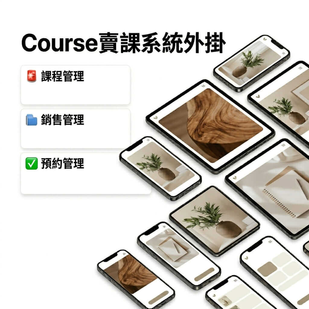 coursesystem2 Course賣課系統外掛:購物車/課程系統/預約系統